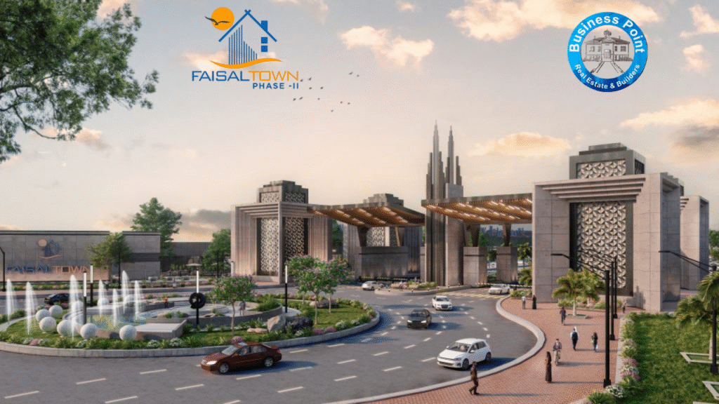 🌆 Faisal Town Phase 2 – Prime Location, Modern Living, and High-Growth Investment Potential.